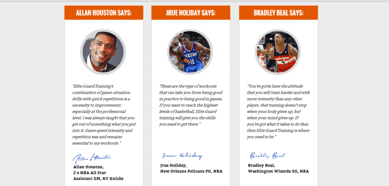 Allan Houston, Jrue Holiday & Bradley Beal Picture & Quote Endorsements