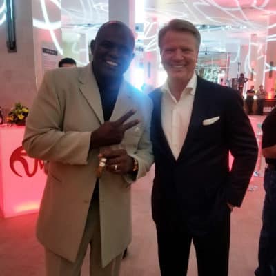 Lawrence Taylor & Phil Simms together again