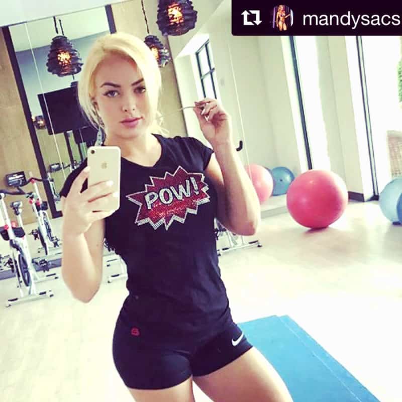 Mandy Rose of WWE for Bamware courtesy of The CShop